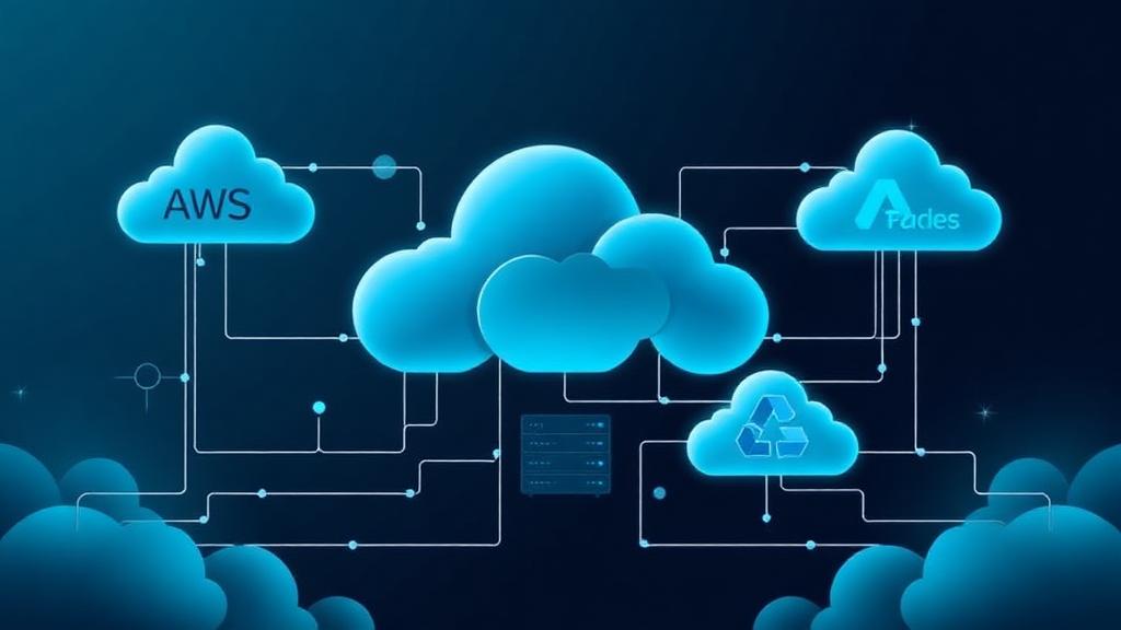 Cloud hosting comparison between AWS, Google Cloud, and Microsoft Azure showing infrastructure, pricing tiers, and performance benchmarks